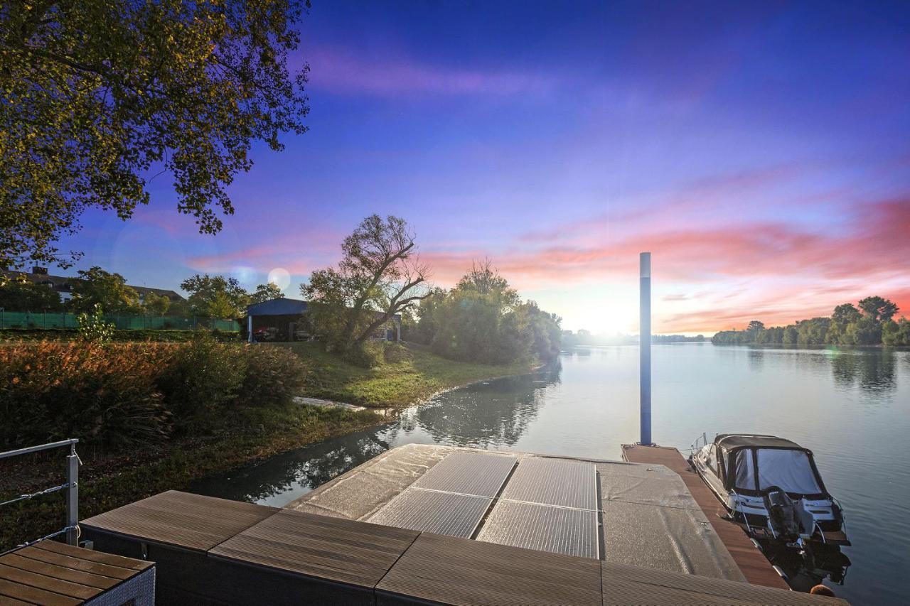 Houseboat Villa.Nautica Wiesbaden Exterior foto